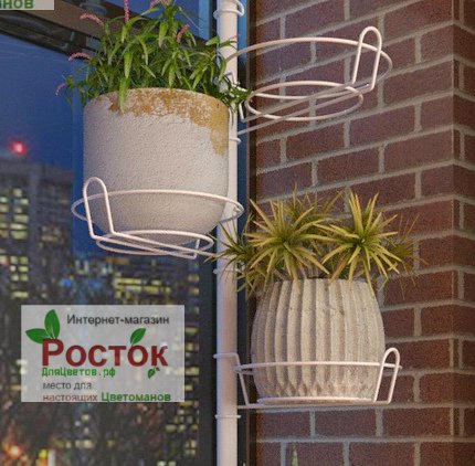 подставка металлическая для крупных растений. Фото N8
